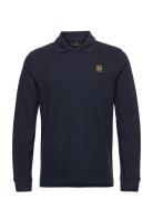 Belstaff Belstaff Long Sleeved Polo Dark Ink Blå