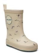 Pom Pom Gumboots? Aop Beige