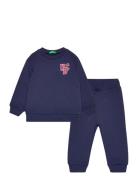 United Colors Of Benetton Set Sweater+Trousers Marinblå