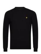 Lyle & Scott Cotton Merino Crew Neck Jumper Svart