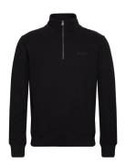 Superdry Essential Logo Half Zip Svart