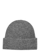 Selected Femme Slfmaline Knit Beanie Noos Grå