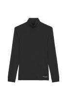 Marc O'Polo T-Shirts Long Sleeve Svart