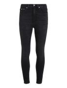 Calvin Klein Jeans High Rise Super Skinny Ankle Svart