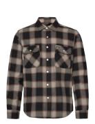 Brixton 20Th Anniv Bowery Flannel Svart