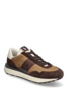 Polo Ralph Lauren Train 89 Suede-Paneled Sneaker Brun