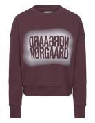 Mads Nørgaard Organic Sweat Tilvina Sweatshirt Burgundy