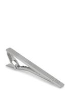 Lindbergh Black Tie Clip Long Silver