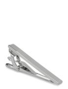 Lindbergh Black Tie Clip Short Silver