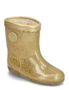 Sofie Schnoor Baby And Kids Mellysk Rubber Boot W. Liining Guld