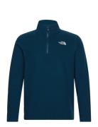 The North Face M 100 Glacier 1/4 Zip - Eu Blå