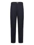 Les Deux Como Reg Wool Suit Pants Marinblå