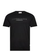 Lindbergh Copenhagen Print Tee S/S Svart