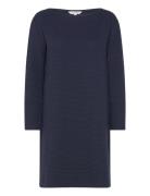 Tom Tailor Structured Jersey Dress Marinblå