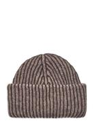 Becksöndergaard Striped Oma Beanie Brun