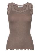 Rosemunde Wool Top Brun