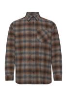 Mos Mosh Gallery Mmgdavid Wool Check Shirt Brun