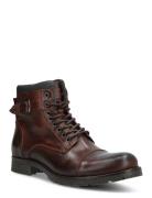 Jack & J S Jfwalbany Leather Brown St Sn Brun