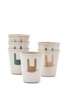 Lana Cup 6-Pack Home Meal Time Cups & Mugs Cups Beige Liewood