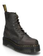 Dr. Martens Jadon Burnished Waxy Pull Up Wp Svart