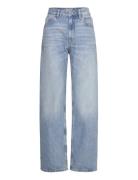 Mango Miami Medium-Rise Straight-Fit Jeans Blå