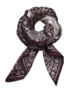 MAUD Silk Scarf Brun