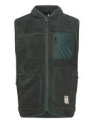 Fat Moose Wood Fleece Vest Grön