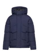 Jack & J S Jjworld Puffer Jacket Jnr Marinblå