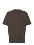 Scotch & Soda 3 Crosses Loose Fit Pocket T-Shirt Brun