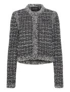 Karl Lagerfeld Boucle Cardigan Grå