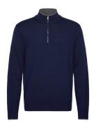 Michael Kors Core Merino Quarter Zip Marinblå