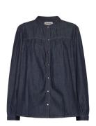 Lollys Laundry Nickyll Shirt Ls Marinblå