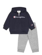 Champion Hooded Full Zip Suit Marinblå