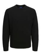 Jack & J S Jorollie Knit Crew Neck Sn Svart