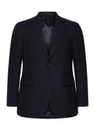 GANT Slim Herringb Suit Blazer Marinblå