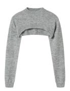 LMTD Nlflodet Ls Knit Shrug Grå