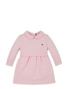 Tommy Hilfiger Essential Dress Ls Rosa