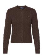 Polo Ralph Lauren Cable-Knit Wool-Cashmere Cardigan Brun