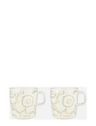 Marimekko Home Piirto Unikko Mug 4Dl 2 Pcs Guld