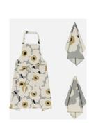 Marimekko Home Annivers.apron+ Tea Towel Set Multi/patterned