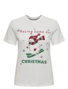 ONLY Onlyrsa Christmas Reg S/S Top Jrs Vit