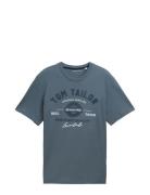 Tom Tailor Logo Tee Blå