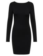 ONLY Onlroma L/S Round Back Dress Jrs Svart