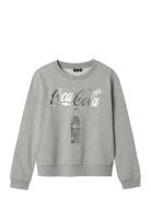 LMTD Nlfsusi Cocacola Sweat Bru Bfu Grå