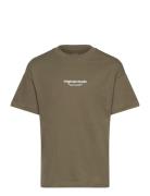 Jack & J S Jorvesterbro Tee Ss Crew Neck Noos Jnr Khaki Green