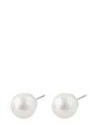 SNÖ Of Sweden Laney Pearl Ear White 10Mm Silver