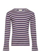 Petit Piao T-Shirt L/S Modal Multi Striped Multi/patterned