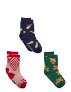 Bobo Choses Fun Long Socks Pack X 3 Grön