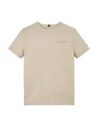 Tommy Hilfiger U Mini Corp Logo Tee Ss Beige