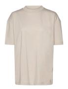 Calvin Klein Jeans Back Graphic Boyfriend Tee Beige
